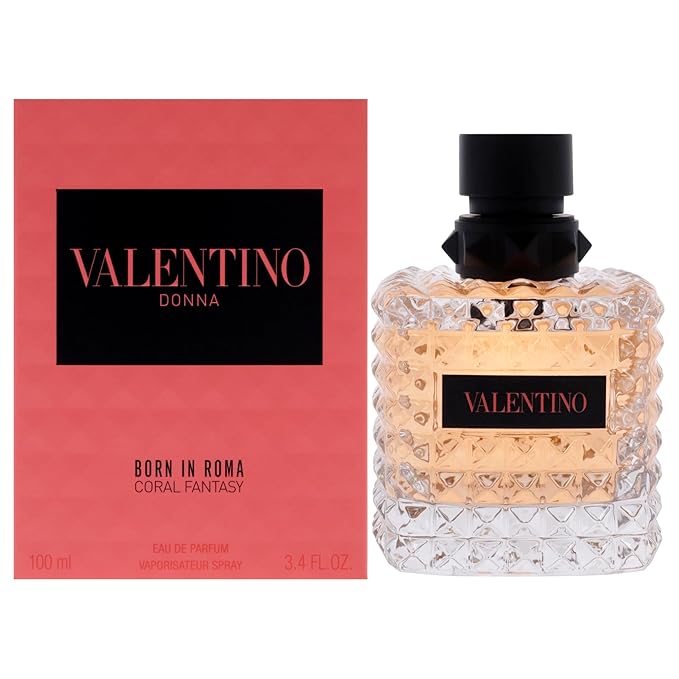 71-jGKc53WL._SX679 Donna Born In Roma Coral Fantasy by Valentino for Women 100ml